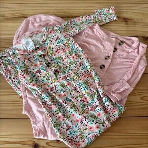 Loulou and Company newborn gowns and headband